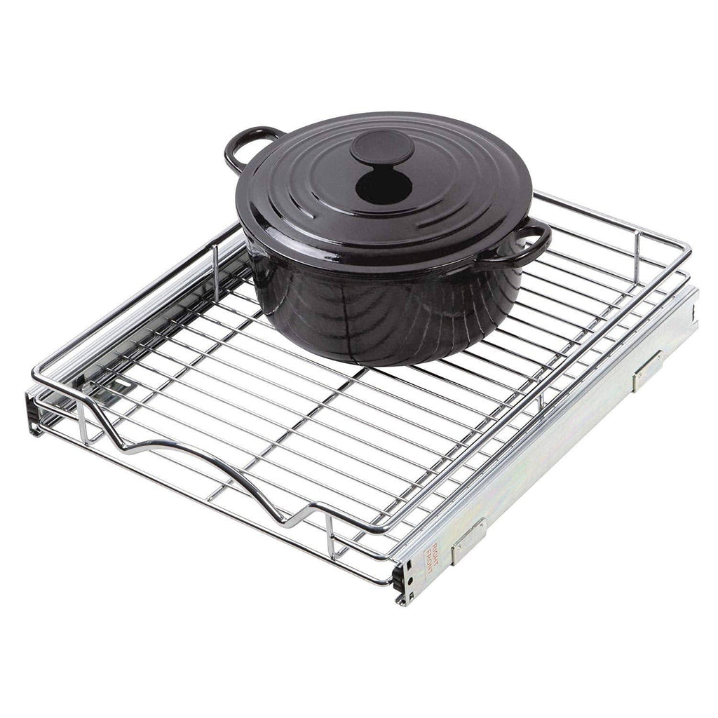 Chrome Slide Out Cabinet Organizer O158273