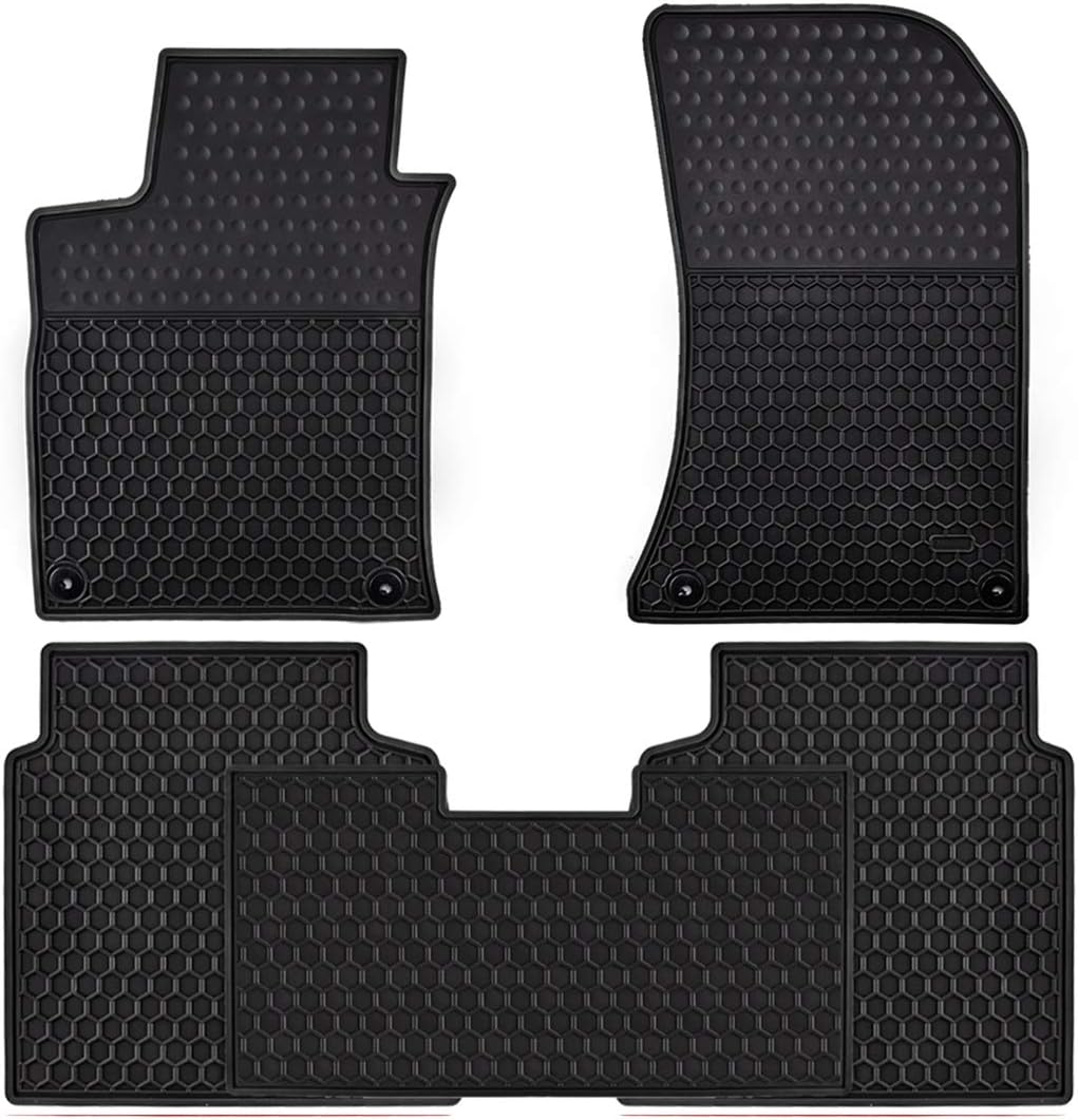 Red Odorless Washable Rubber Car Floor Mats I804