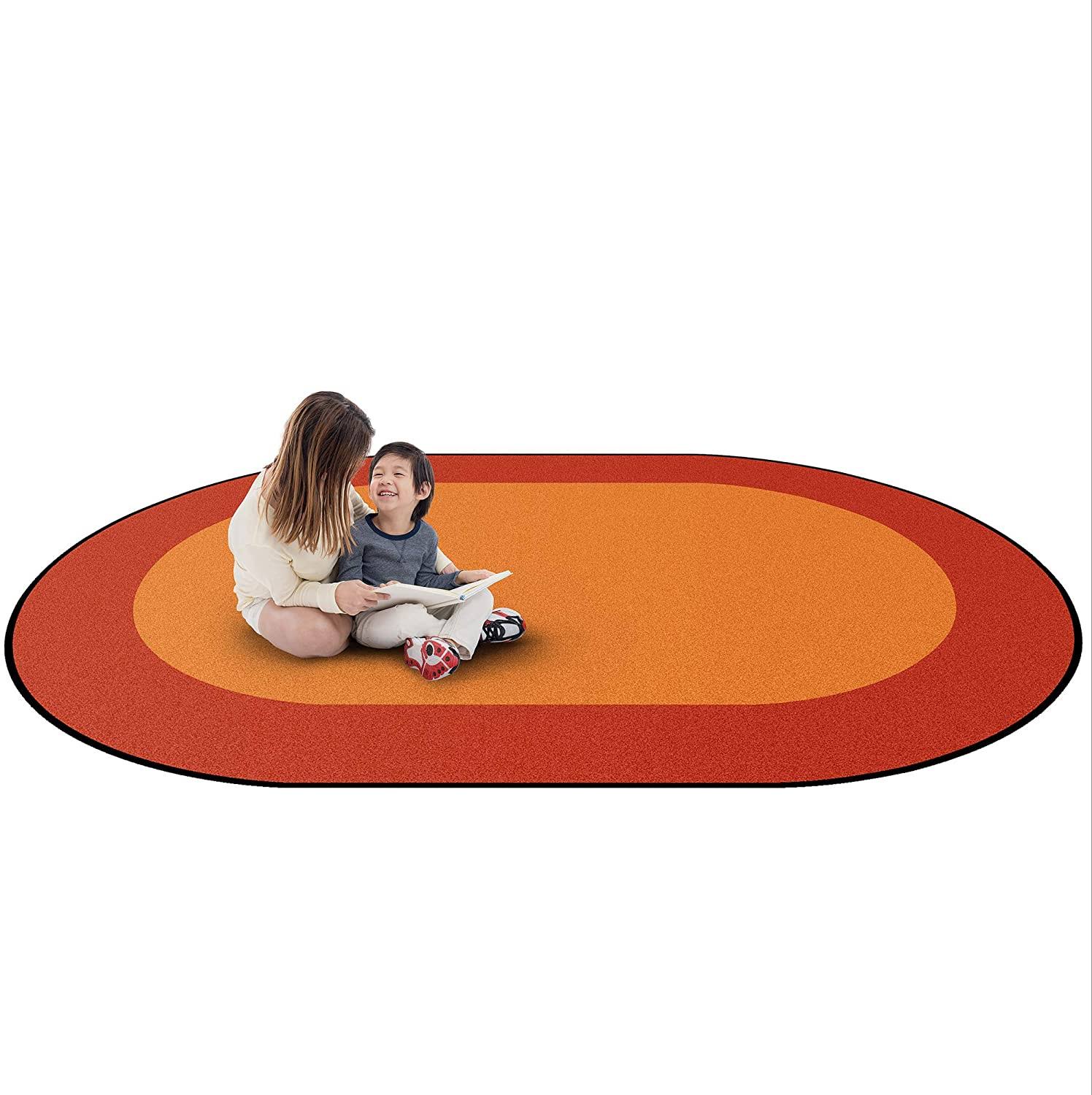 Green Oval Carpet K610
