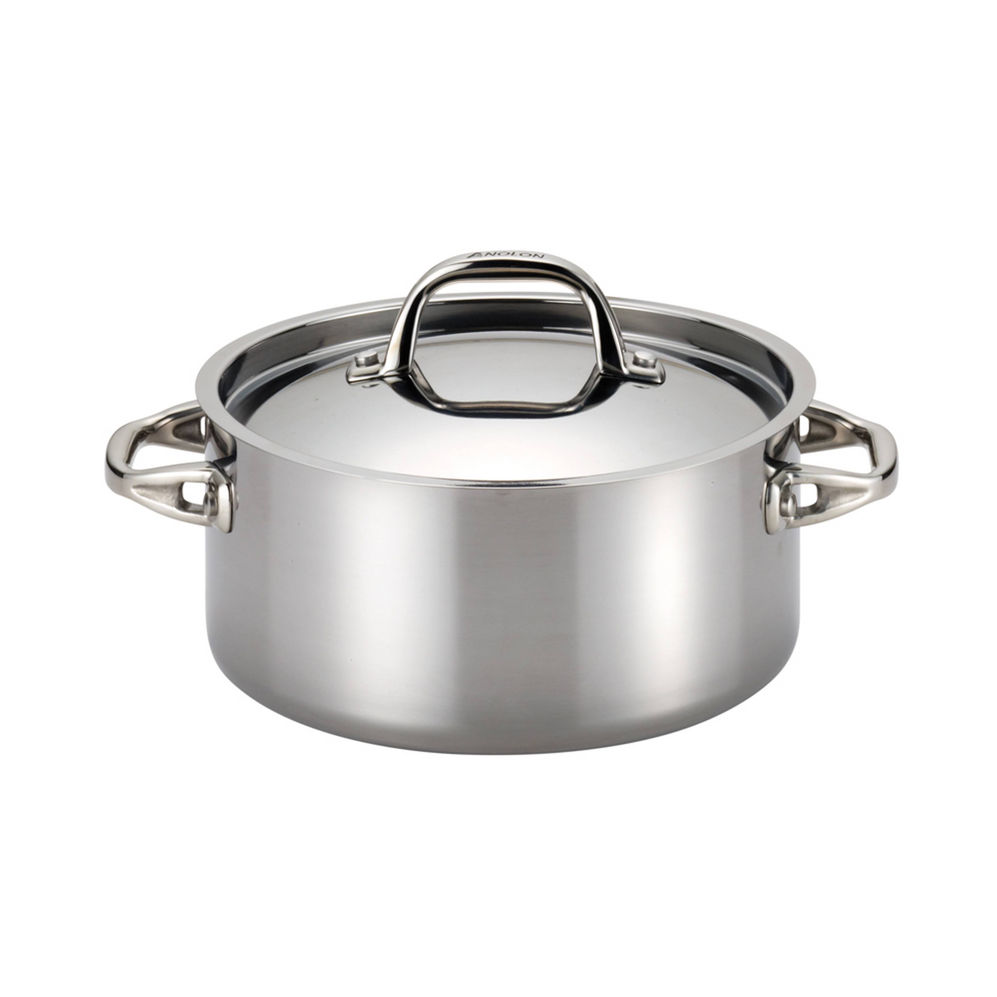 5 Qt Stainless Steel Covered Dutch Oven H84344