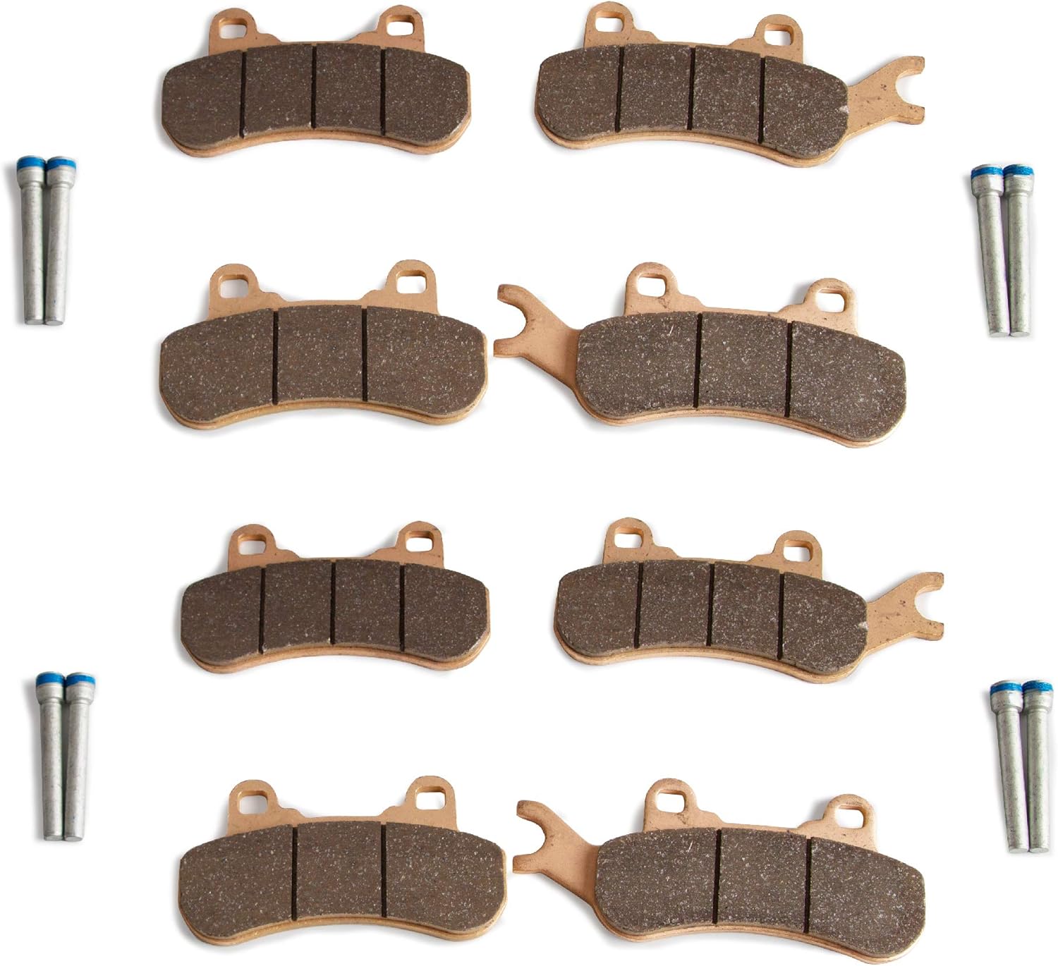 Front and Rear Brake Pads for Can-Am Maverick X3, Sintered Metal, Pack of 2 B68623