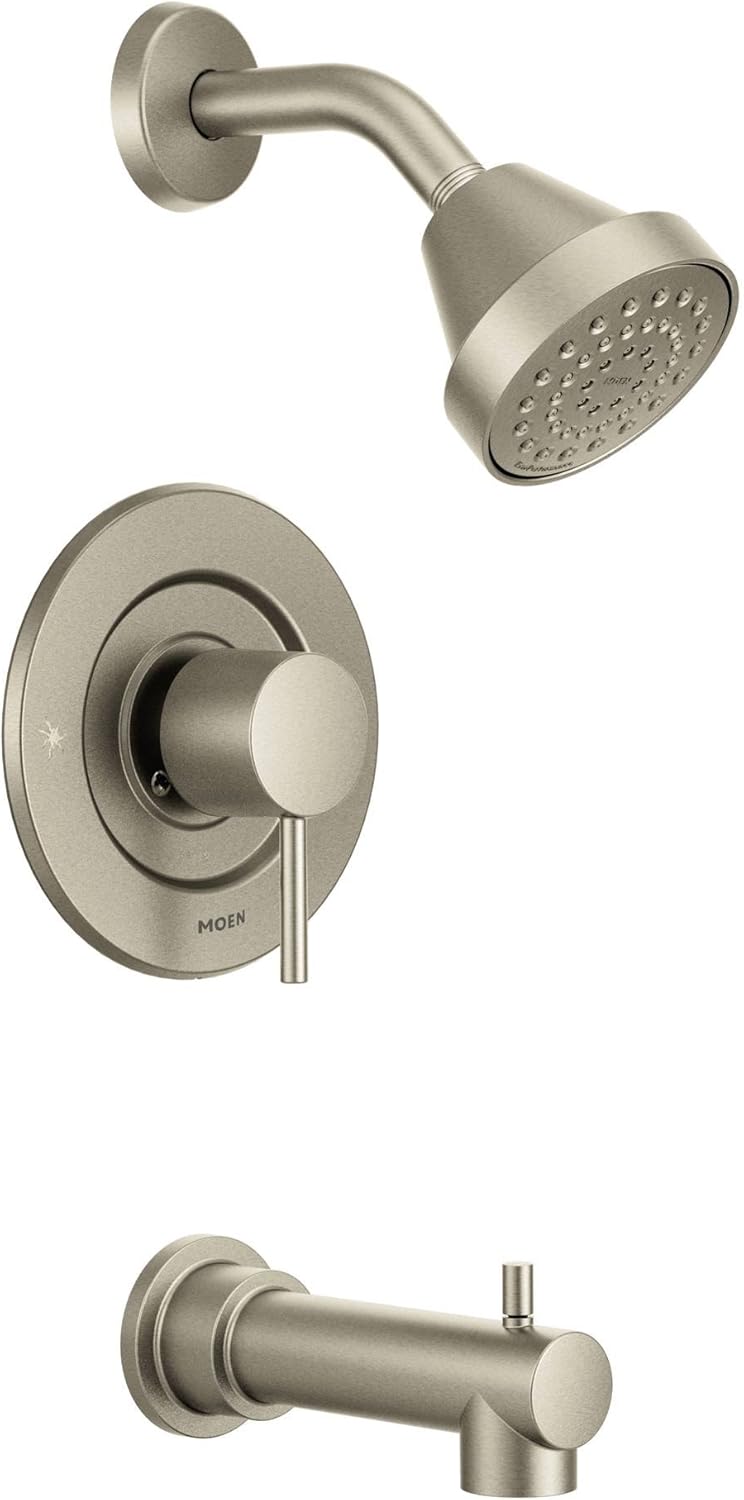 Brushed Nickel Tub and Shower Trim Kit F6354
