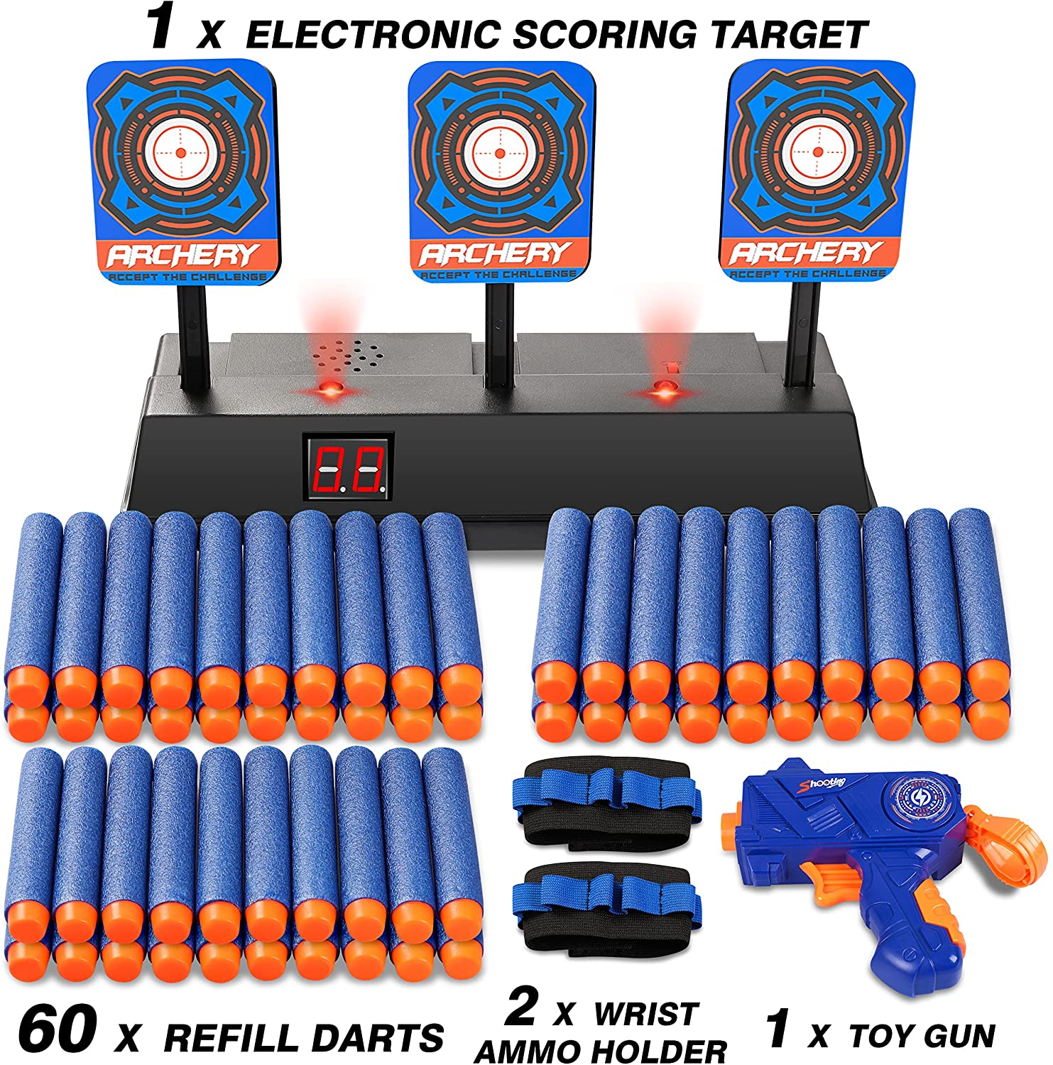 Electric Scoring Dart Toy Gun O9217