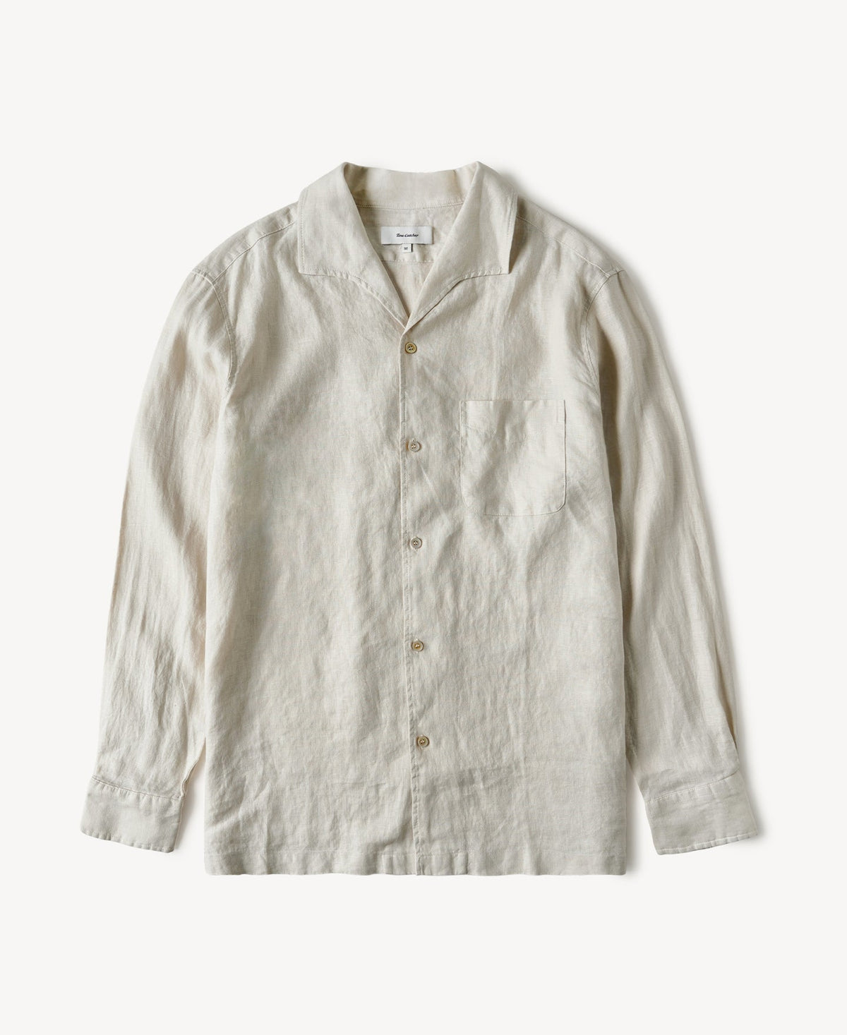 1950s Italian Collar Linen Shirt