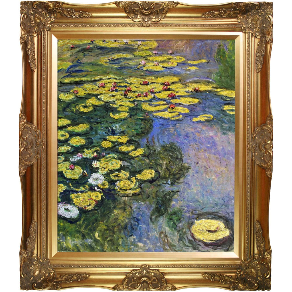 Hand Painted Framed Oil Reproduction on Canvas B644