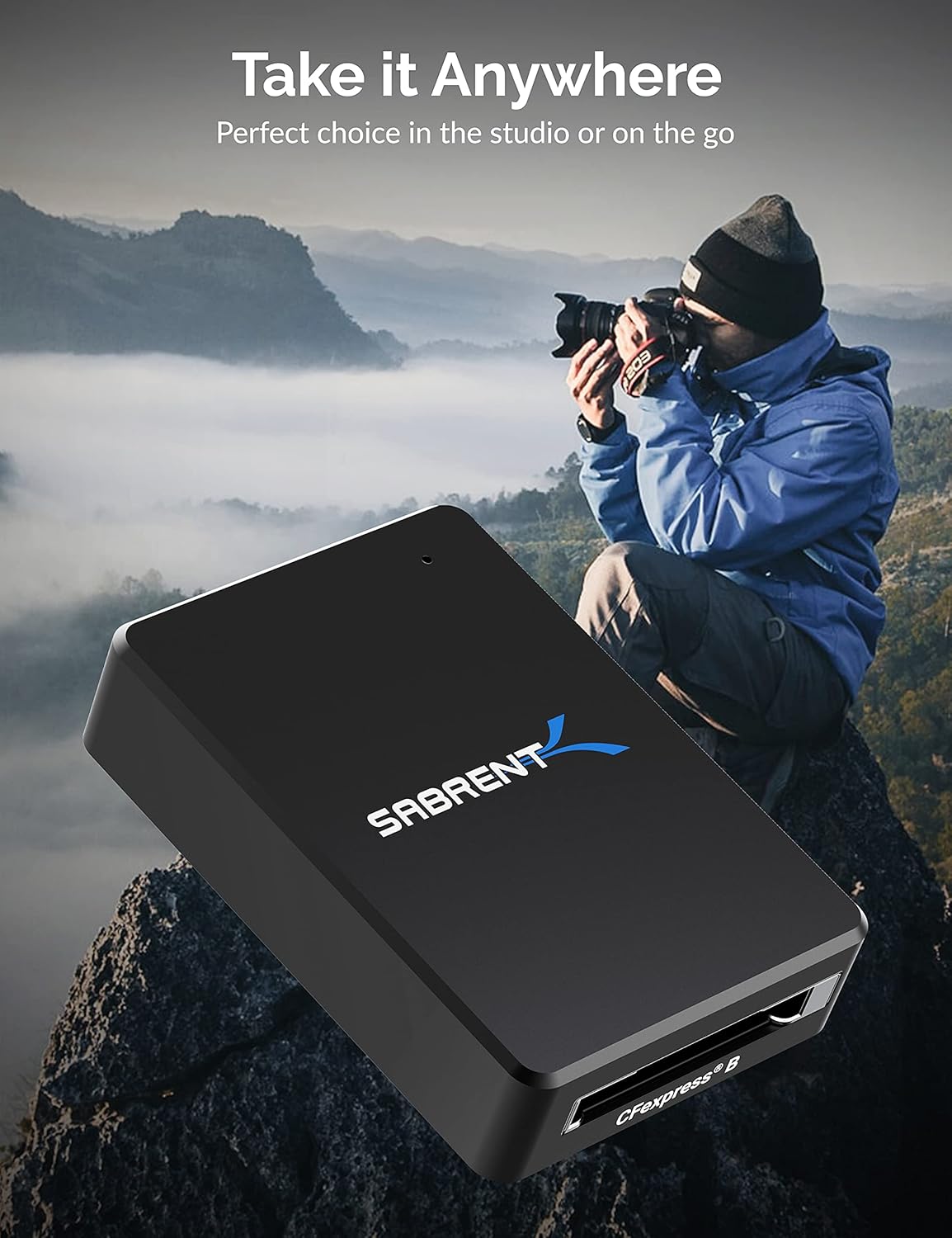 CFexpress Type B Card Reader with USB 3.2 10Gbps, Pack of 2 O362742