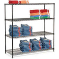 5 Tier Black Epoxy Wire Shelving Starter Unit I444247