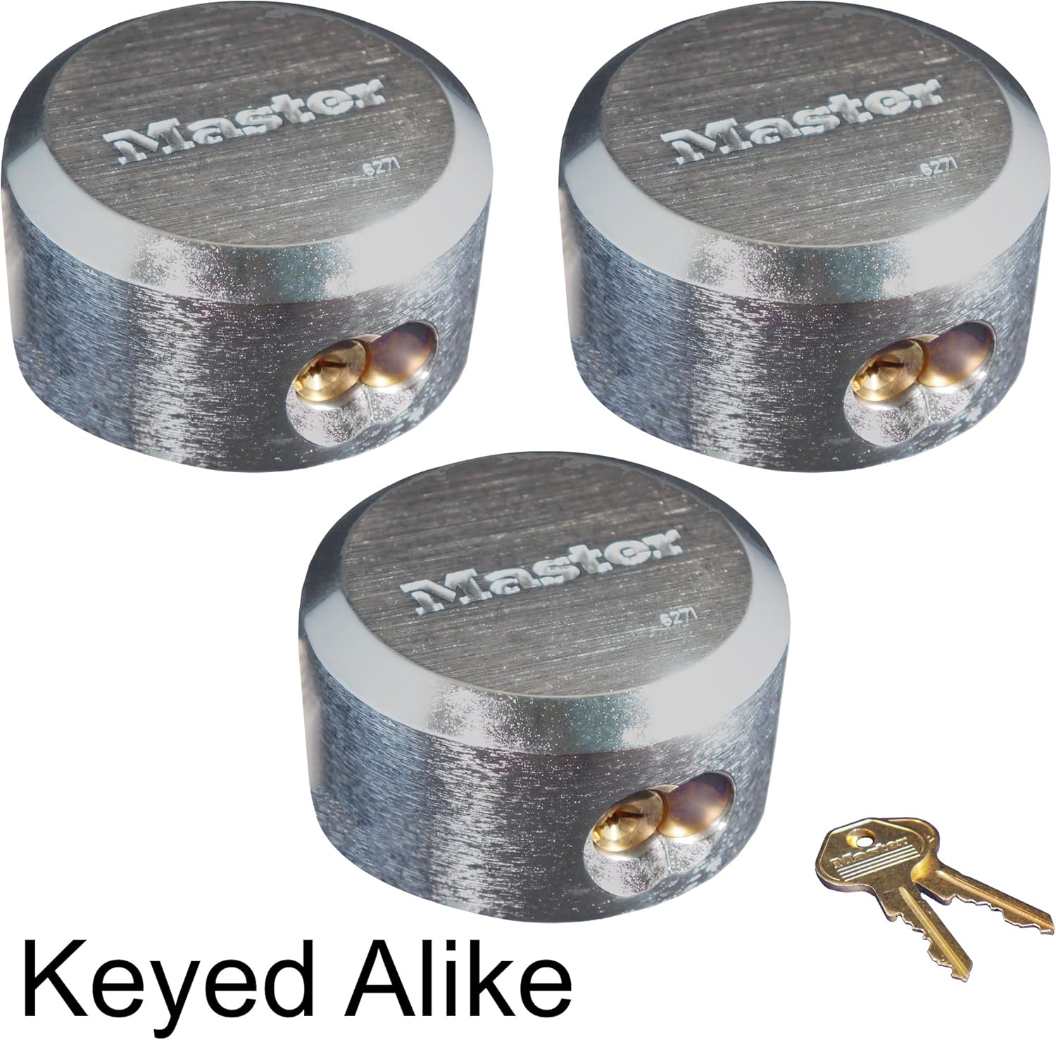 8 Pack Chrome Rekeyable Pin Tumbler Padlock Q605