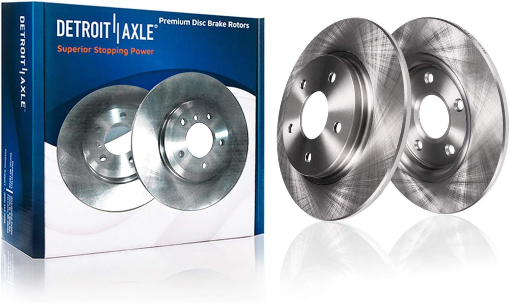 330mm Front and 328mm Rear Disc Rotors with Brake Pads 10pc Set Q6721