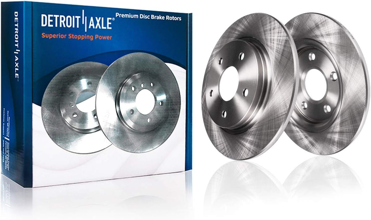 330mm Front and 328mm Rear Disc Rotors with Brake Pads 10pc Set Q6721