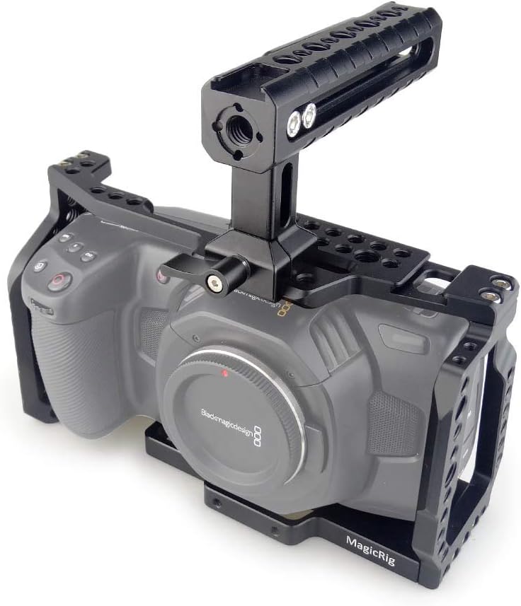 Camera Cage with NATO Handle for Blackmagic Design Pocket Cinema Camera 4K /6K A724675