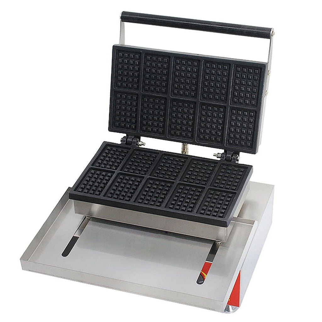 Commercial Nonstick Mini Square Belgian Waffle Maker 110V J709808