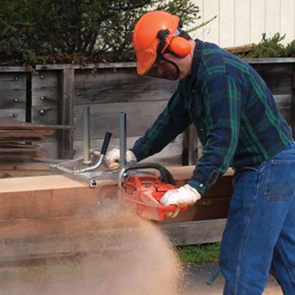 Portable Chainsaw Mill 48 Inches Planking Milling Bar Size 14 Inches to 48 Inches H438