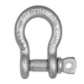 Alloy Screw Pin Anchor Shackle 1 inch 12.5 Ton Working Load Limit Forged Steel Hot-Dip Galvanized H2037