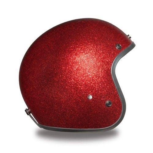 Red Metal Flake Helmet L65731