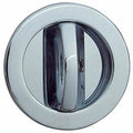 Polished Chrome Round Flush Push/Pull Plate R119