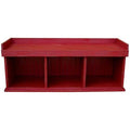 Charcoal Gray Cubby Bench G6544