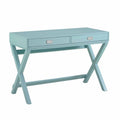 Blue Wood Writing Desk B681