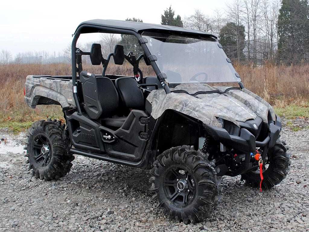 Heavy-Duty Full Windshield, 1/4" Thick Clear Polycarbonate W7711