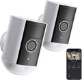 2 Pack 1080P Rechargeable Battery-Powered WiFi Security Camera C679