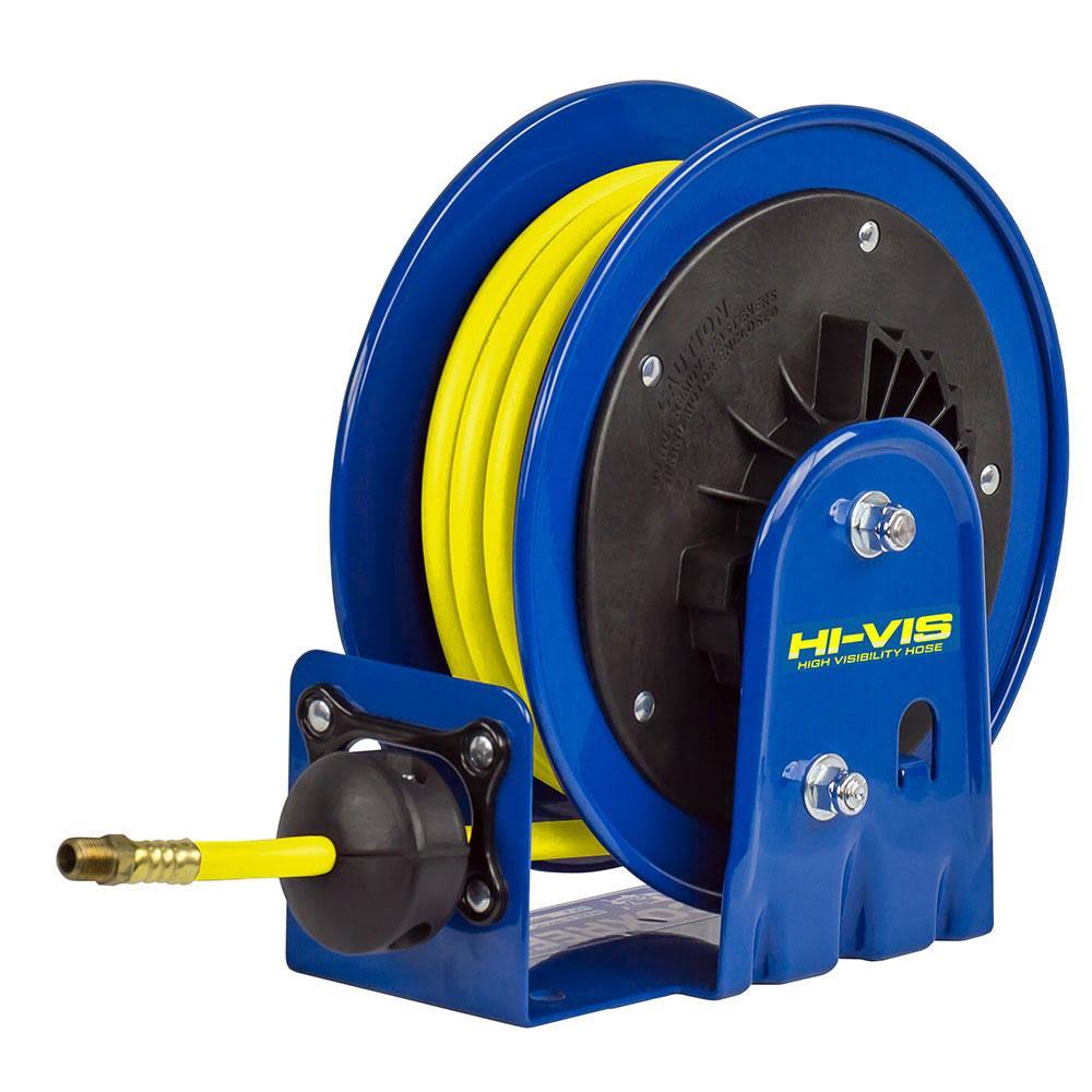 3/8x22 x 20& 300psi Compact Spring Retractable Low Pressure Hose Reel P38977