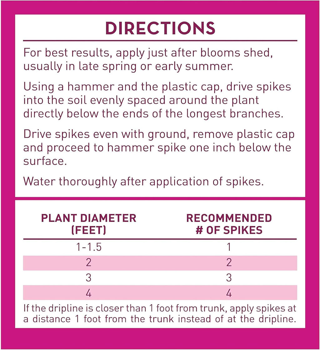 10 Count Acid Loving Plants Fertilizer Spikes M972570