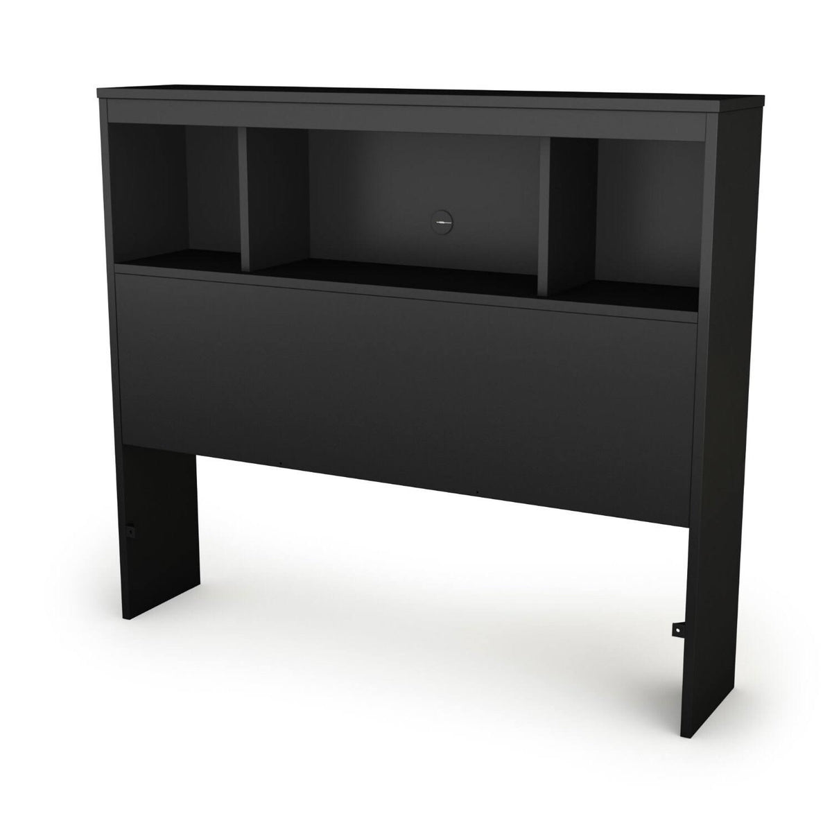 Twin-size Bookcase Headboard in Black Finish J904394