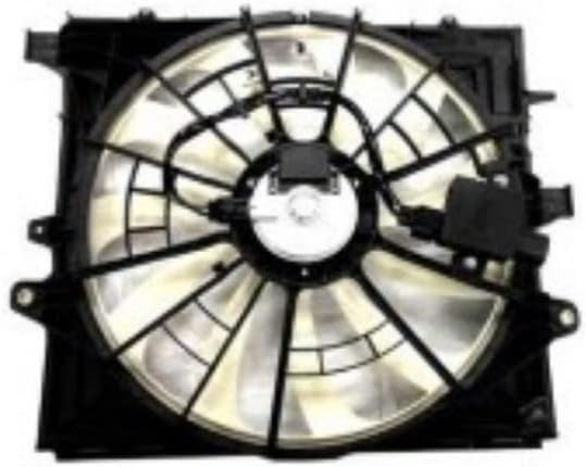 Radiator Cooling Fan Assembly with Motor, Blade, Shroud, Module J5629