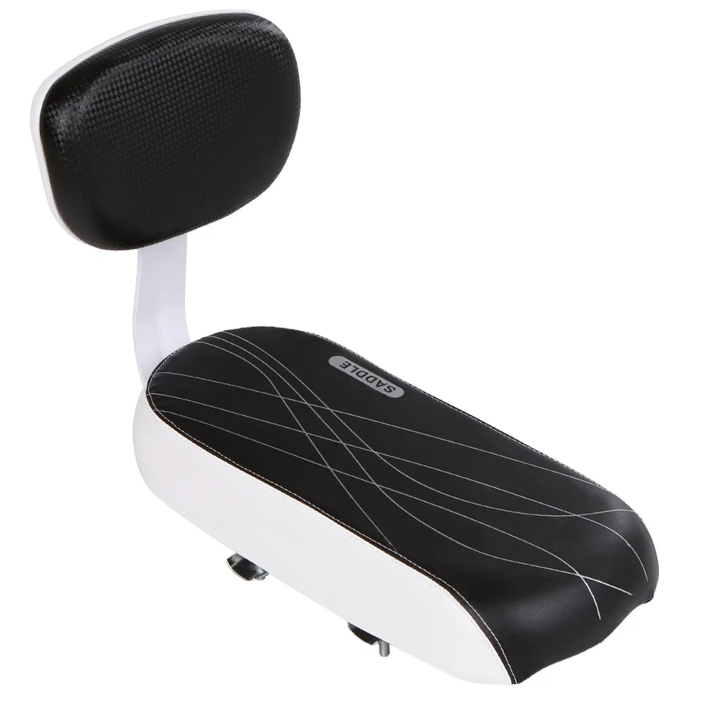 Soft Cushion Rear Bike Seat in PU Leather with Backrest U1011