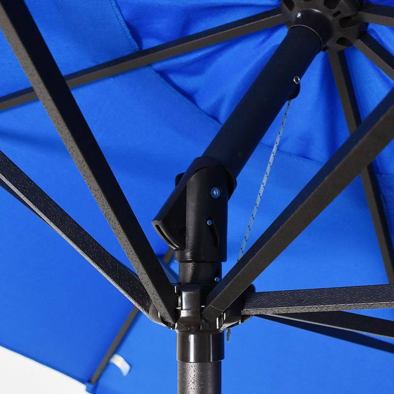 9 ft. Auto Tilt Crank Lift Patio Umbrella D20897