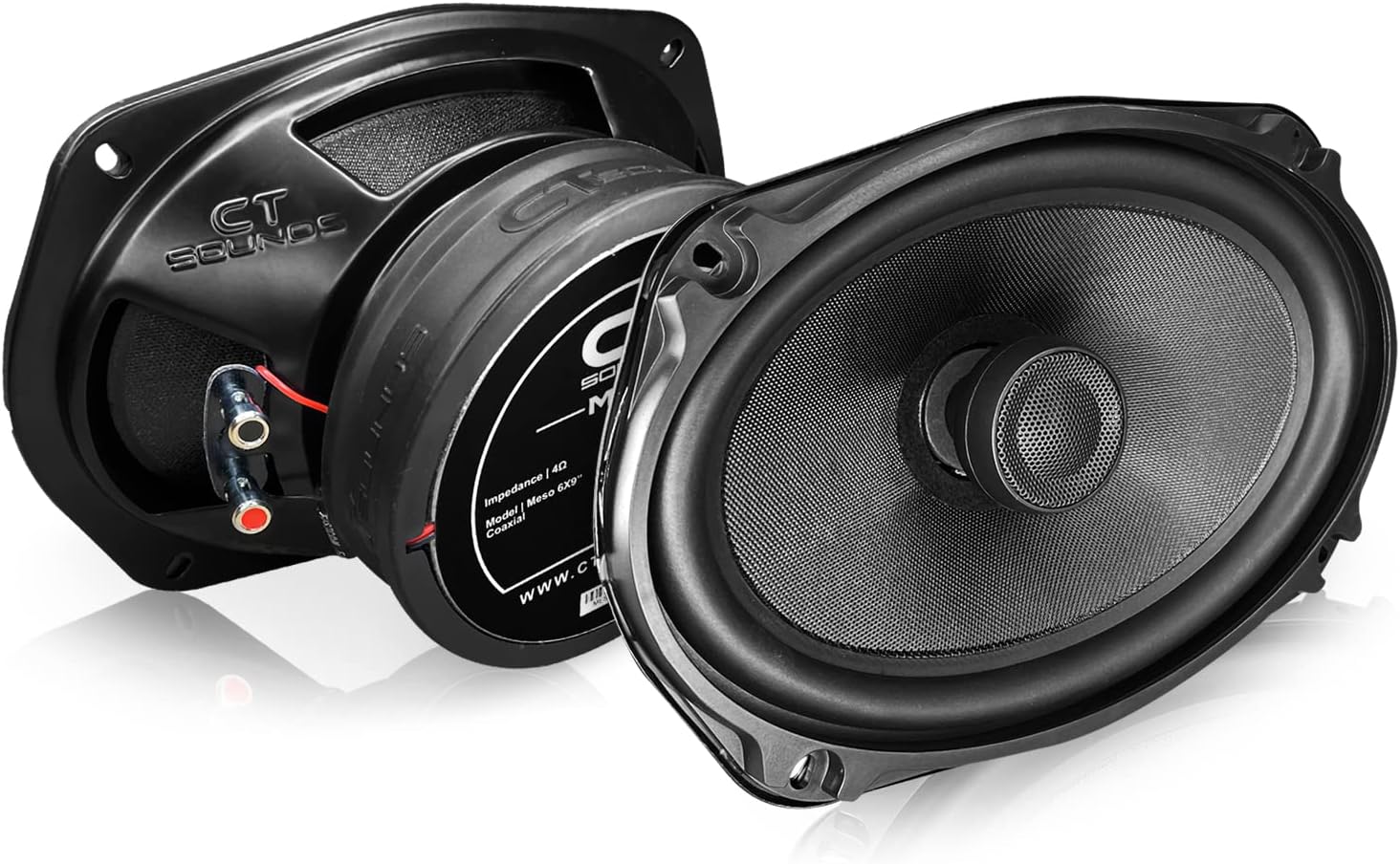 Meso 6x9” 400 Watt 2-Way Coaxial Car Speakers, Pair E924