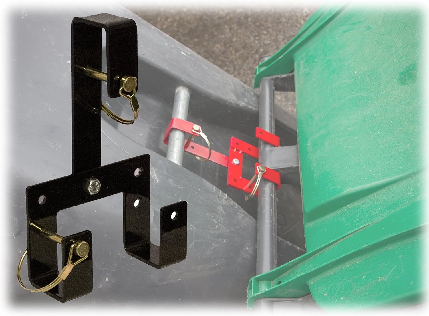 Can Couplers for Wheeled Trash Containers H10402