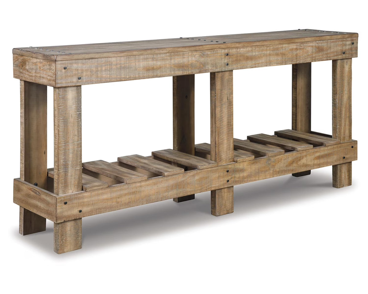 Casual Sofa Console Table Brown M189782