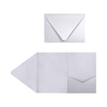 Silver Metallic A7 Invitations Pack of 190 C132