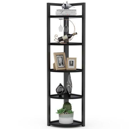 Rustic 5 Tier Corner Shelf A715821