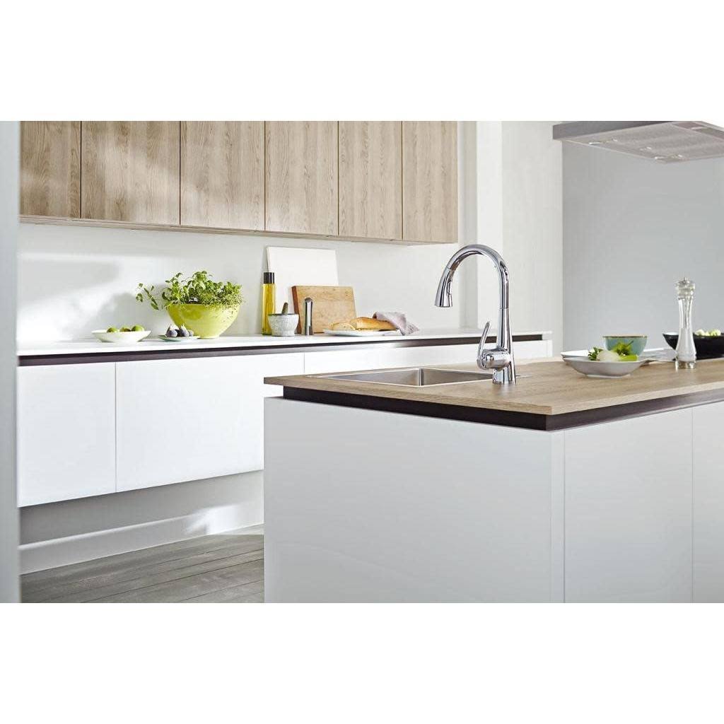 Single Handle Stainless Steel Kitchen Faucet U342430