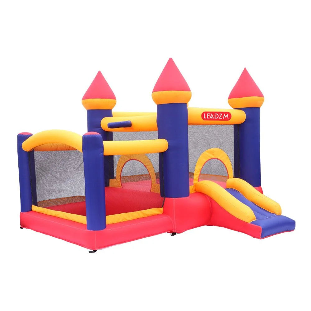 Inflatable Bounce House Castle Kids Slide Jumper Bouncer 2 Room with Blower O2169