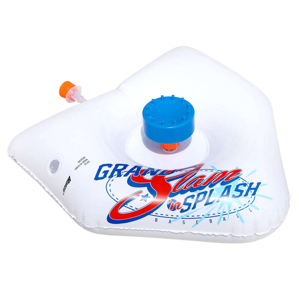 Splash & Slam Baseball Tee & Sprinkler Water Sports Game with Plastic Bat, 2 Plastic Balls, Home Plate & Bases R99672