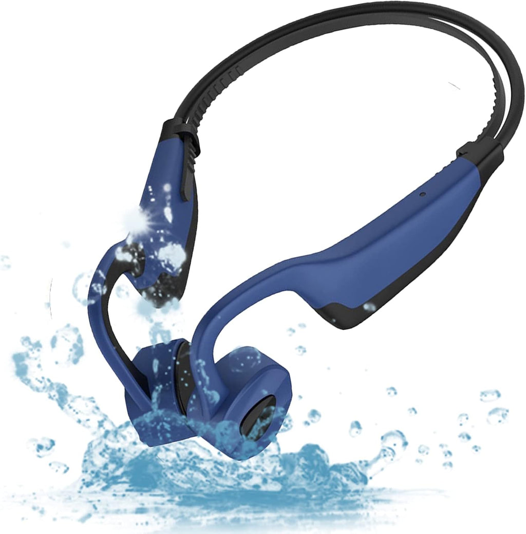 Waterproof Bone Conduction Headphones IPX8 Open Ear (Gray) S464