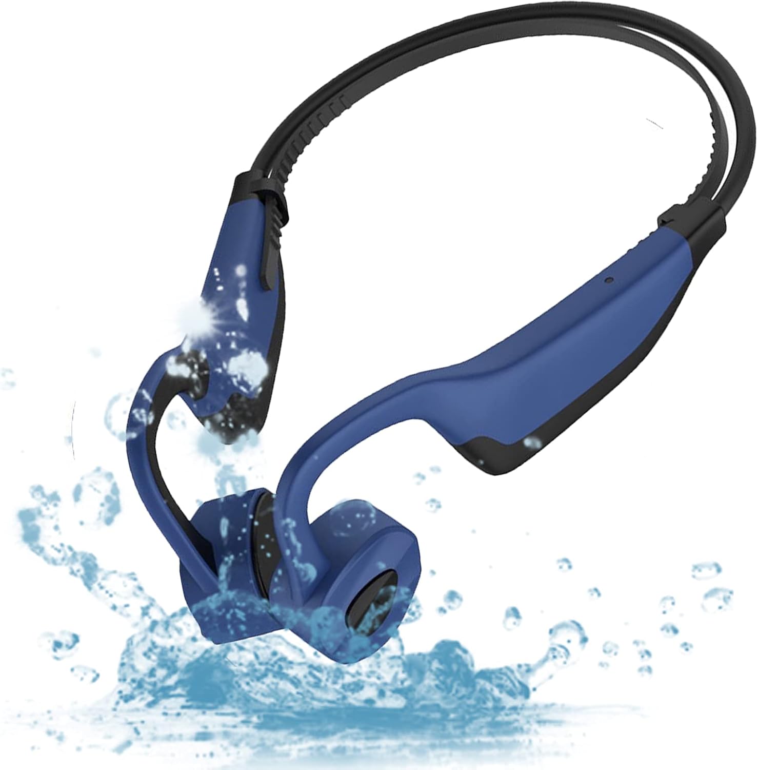 Waterproof Bone Conduction Headphones IPX8 Open Ear (Gray) S464