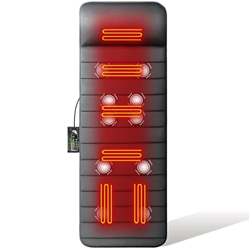 Electric Full Body Massage Pad with 10 Vibrating Motors & 6 Heating Pads B697
