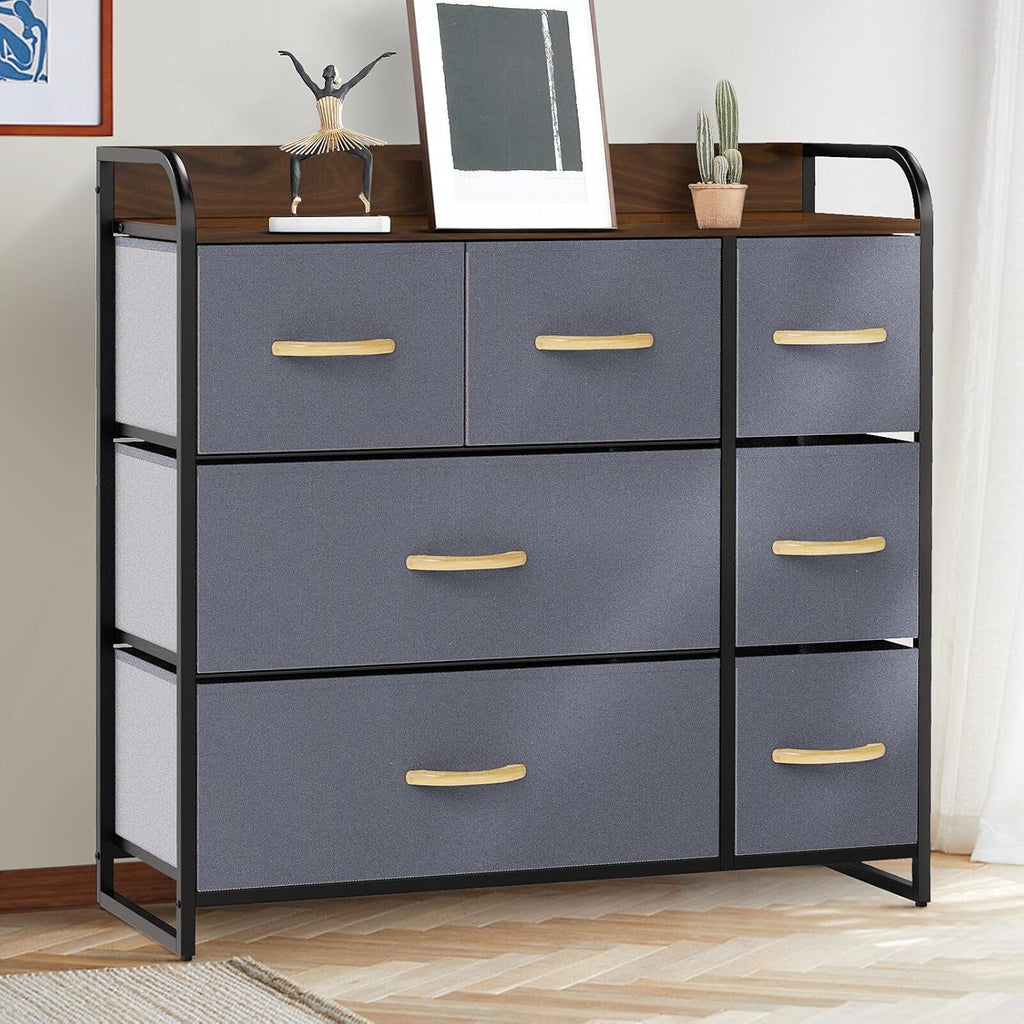 7-Drawer Steel Frame Dresser N424501