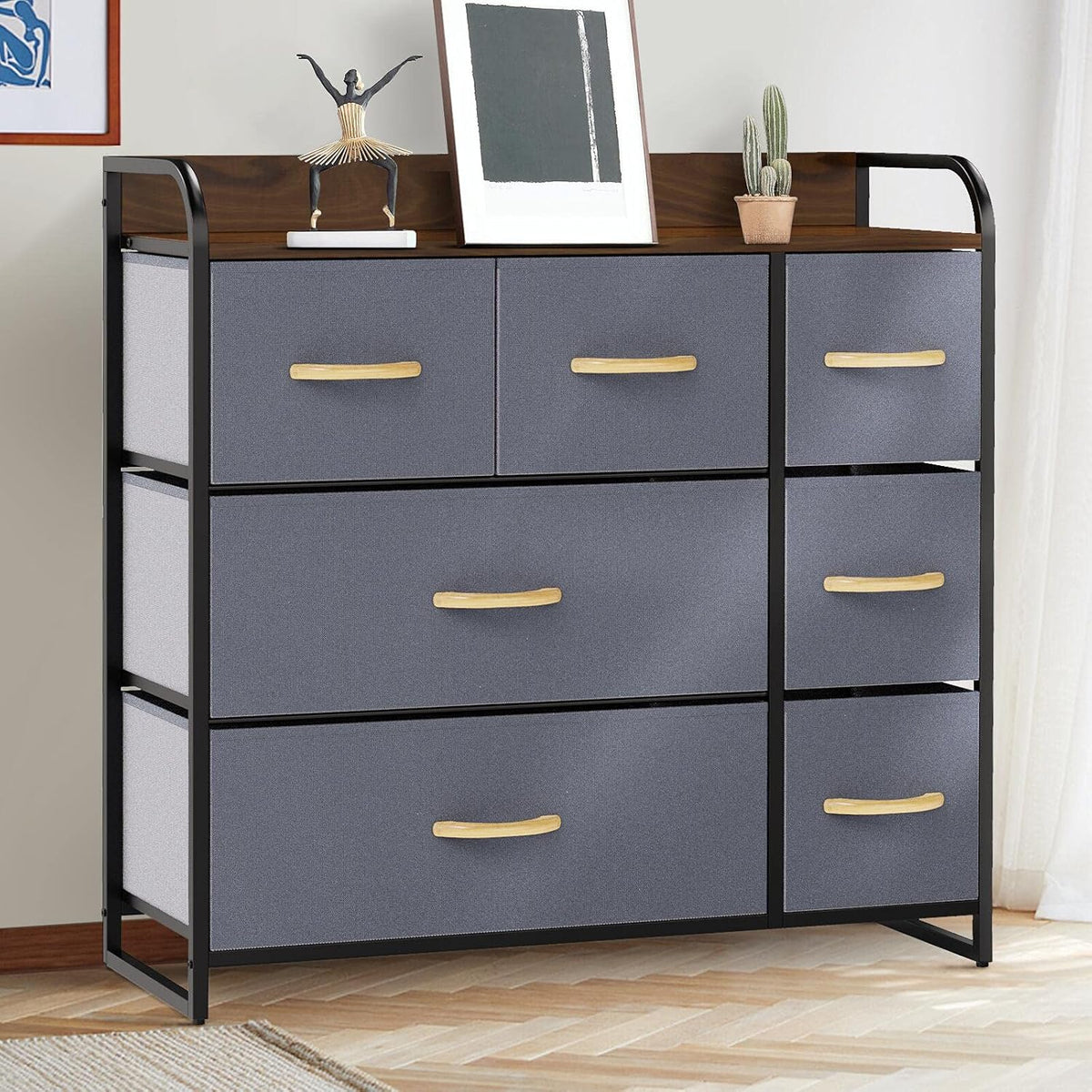 7-Drawer Steel Frame Dresser N424501