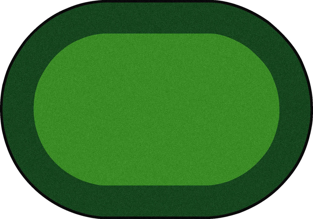 Green Oval Carpet K610