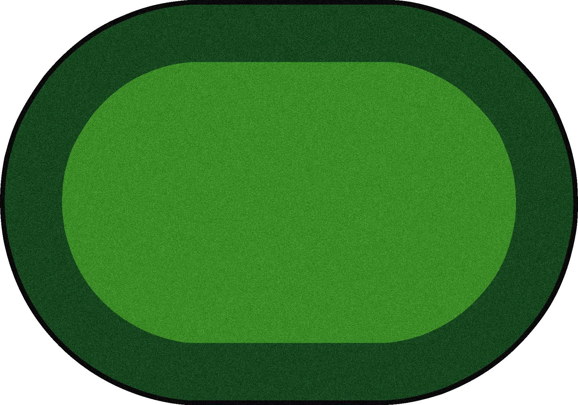 Green Oval Carpet K610