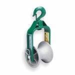 Cable Puller Sheave, Hook Type, 12 in Q54323
