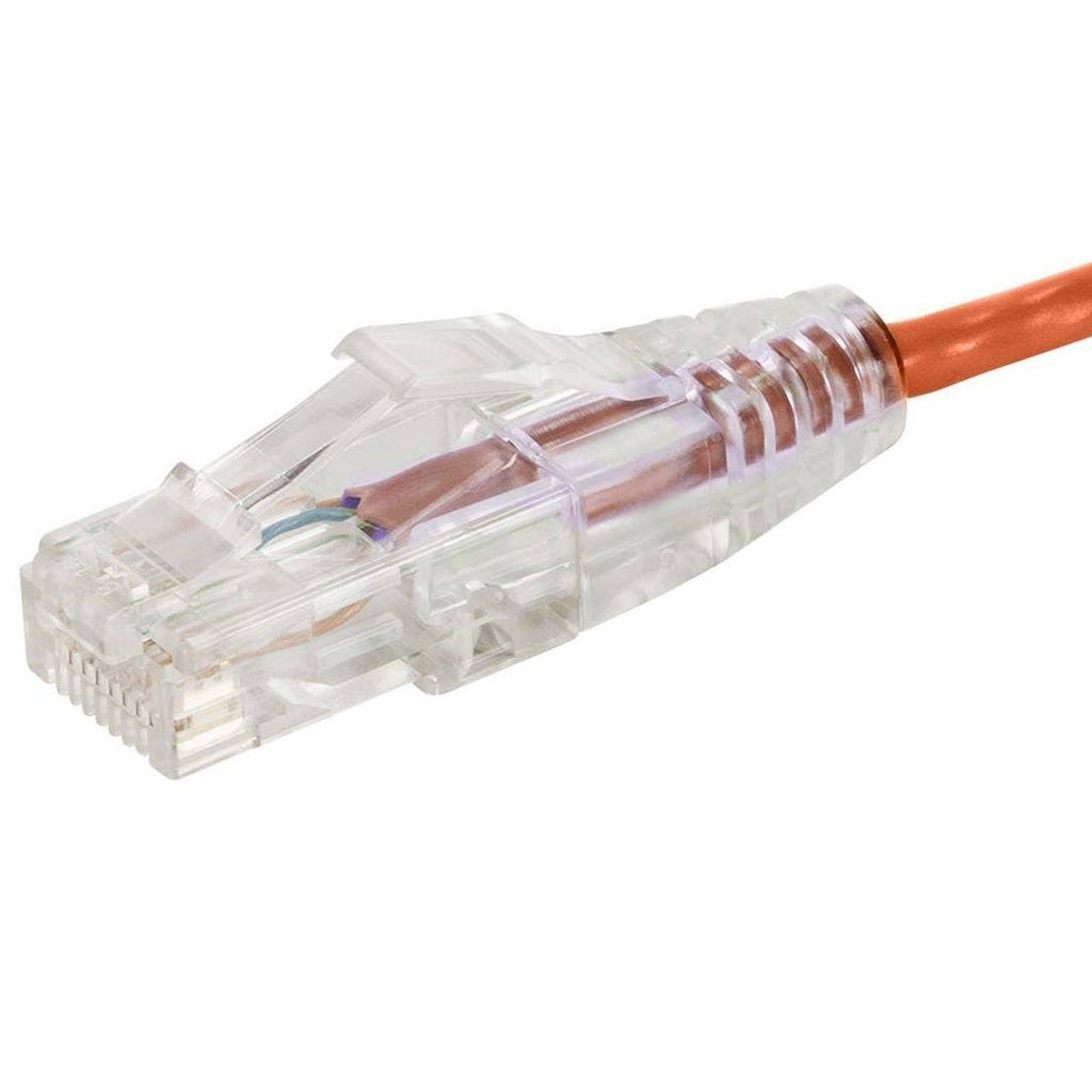 Orange Snagless RJ45 Cat6 Ethernet Patch Cable 50 Feet G652
