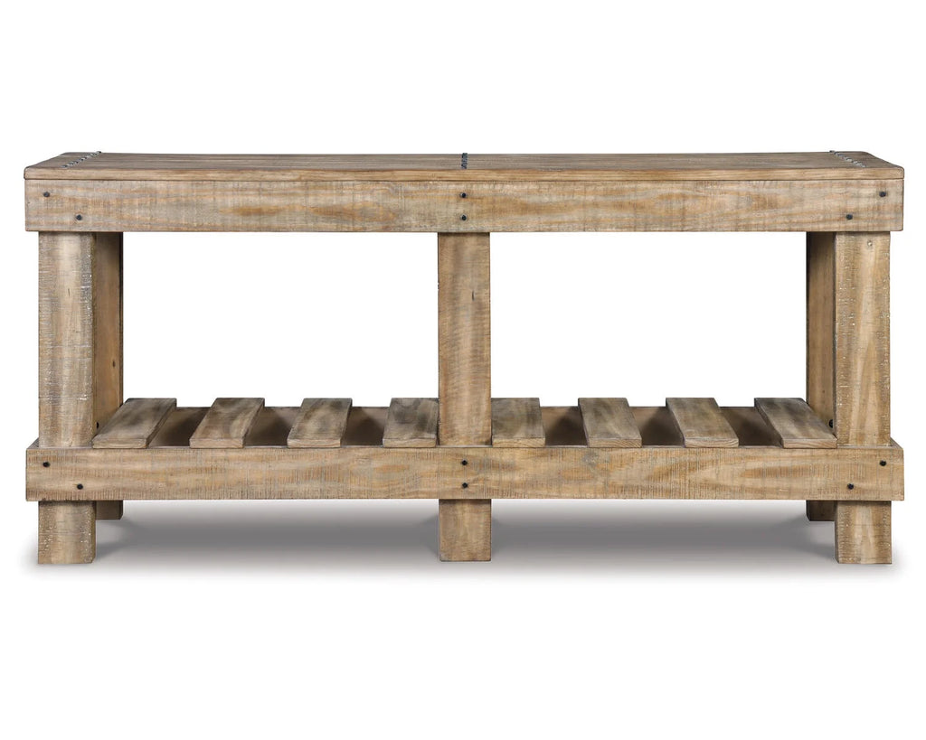 Casual Sofa Console Table Brown M189782