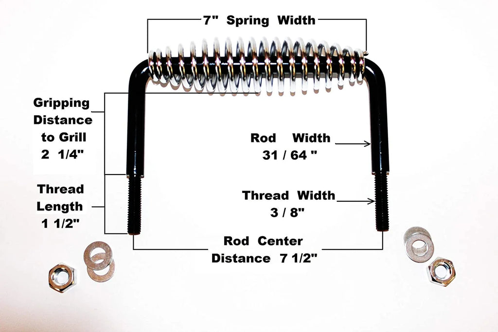 Chrome Spring Grip Handle with Built In Mounting Bracket N42319