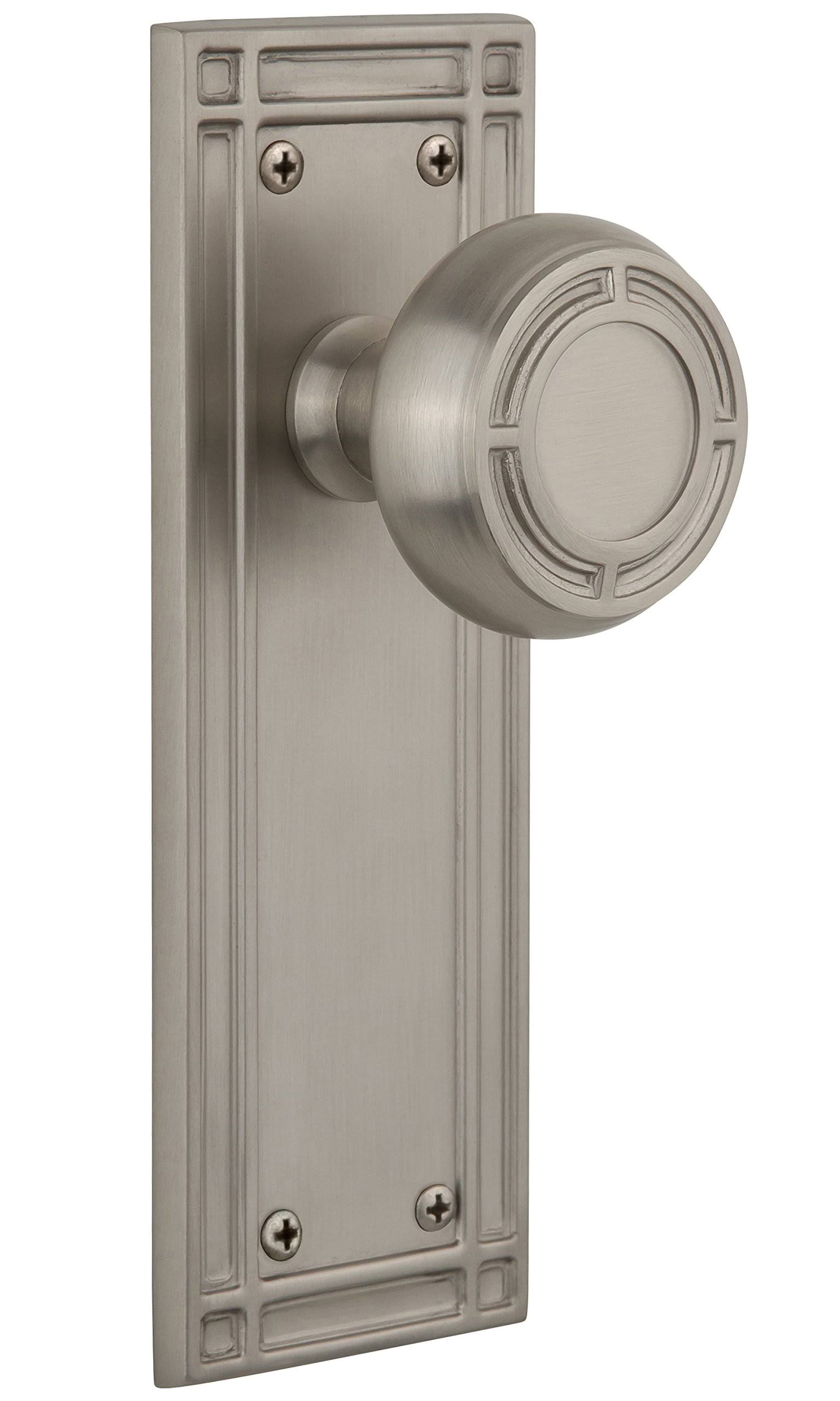 Satin Nickel Mission Door Knob Z4342